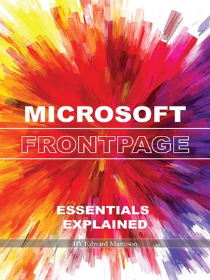 cover image of Microsoft FrontPage